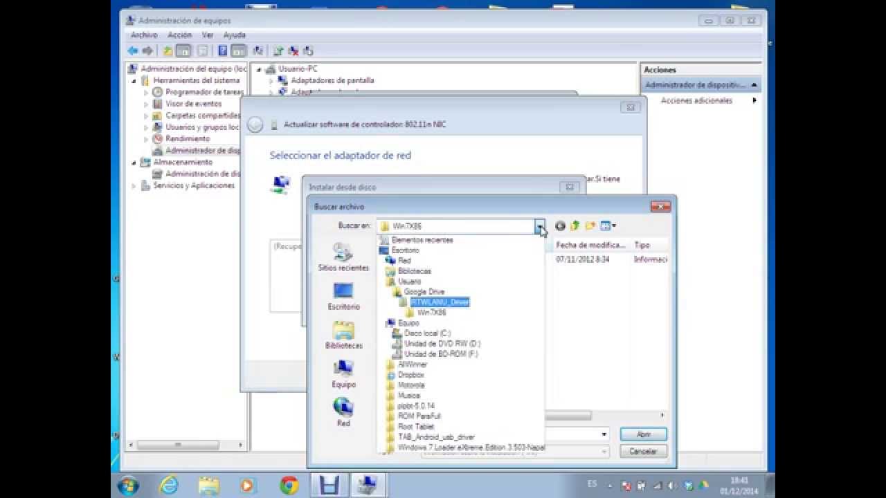 download driver adaptador de rede windows 7 professional
